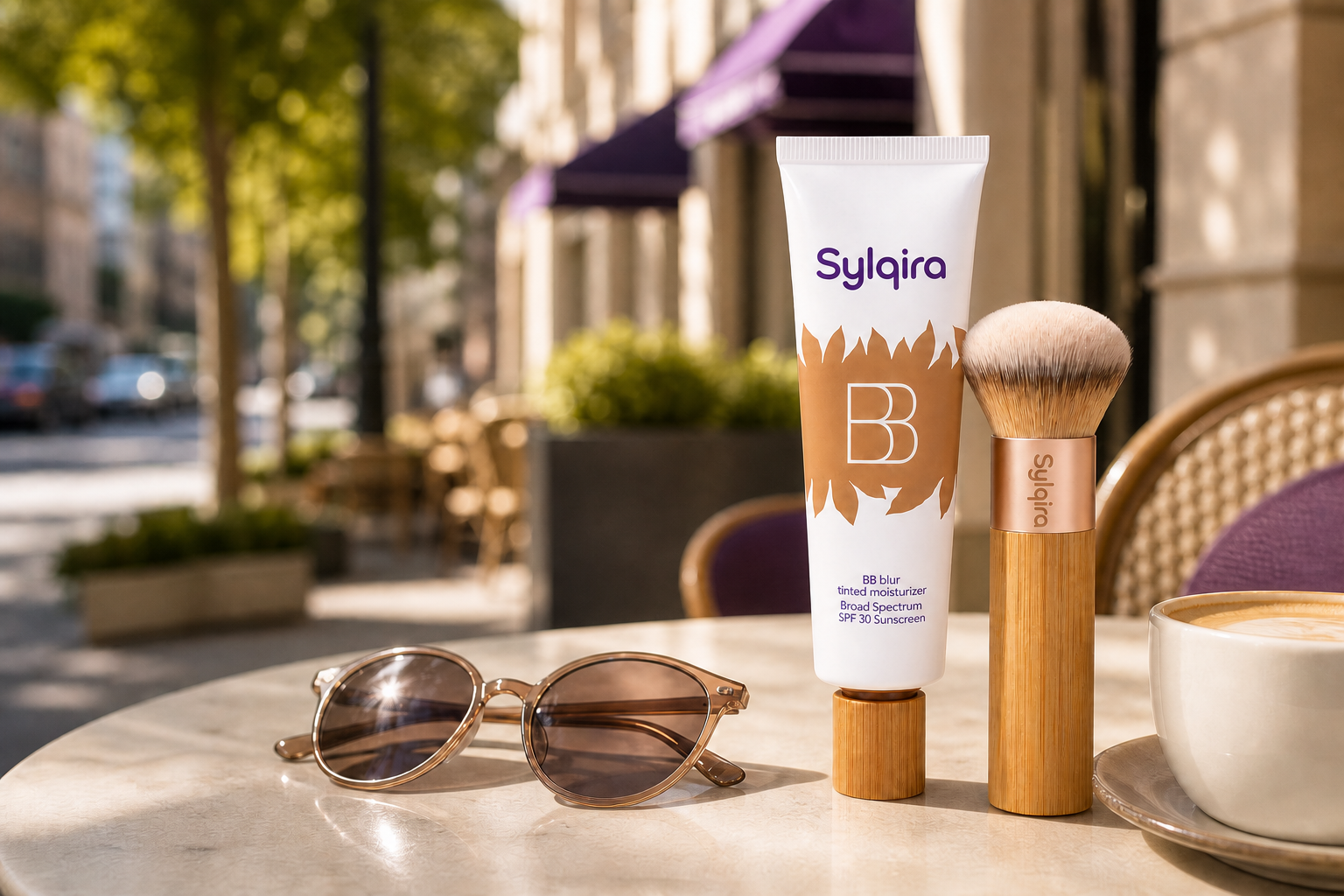 Sylqira BB Blur and brush ready for an everyday outing